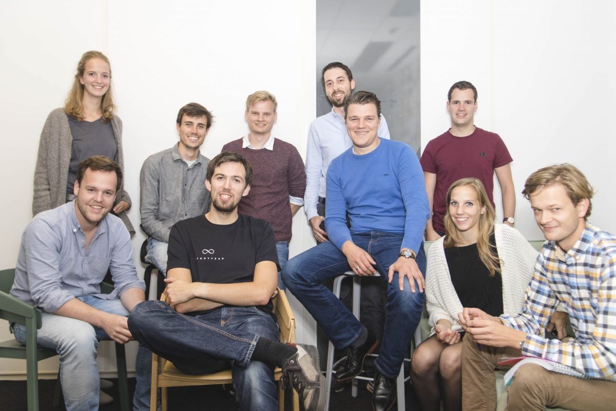 Lightyear teamfoto in het eerste jaar